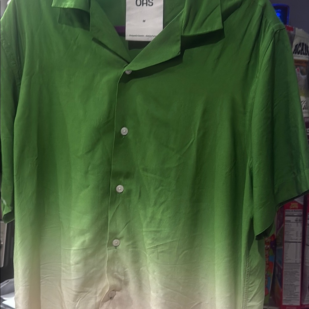 OAS Men's Green Shirt